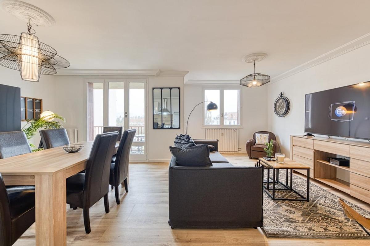 Magnificent Apartment, 4 Bedrooms, Fiber Wifi غرونوبل المظهر الخارجي الصورة