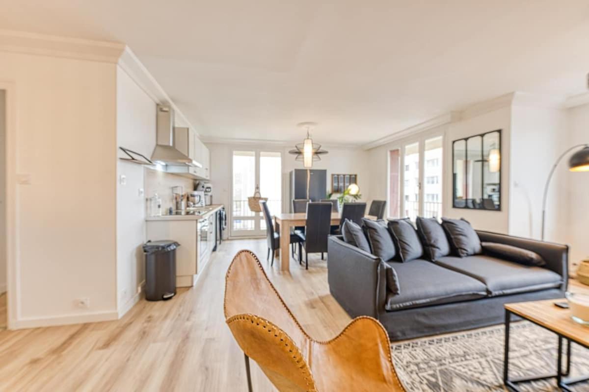 Magnificent Apartment, 4 Bedrooms, Fiber Wifi غرونوبل المظهر الخارجي الصورة